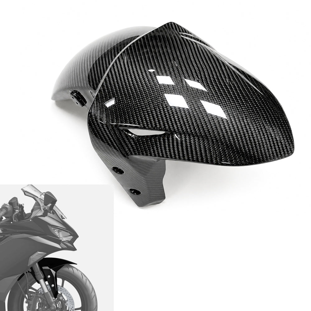 NT Carbon Fiber Front Fender Fit for Kawasaki Ninja 2023-2025 ZX4R