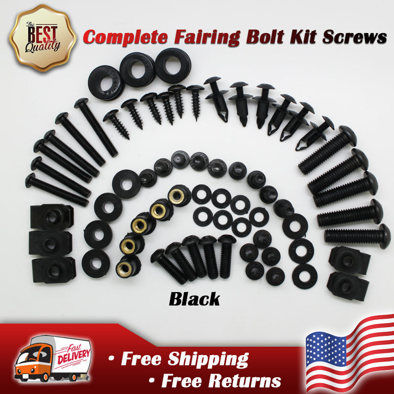 Complete Fairing Bolts Kit Screws Fit for NINJA ZX6R 636 2003 2005