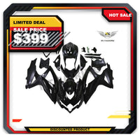 US STOCK NT Aftermarket Injection ABS Plastic Fairing Fit for GSXR 600/750 2008-2010 Glossy Matte Black N032 Available in TX