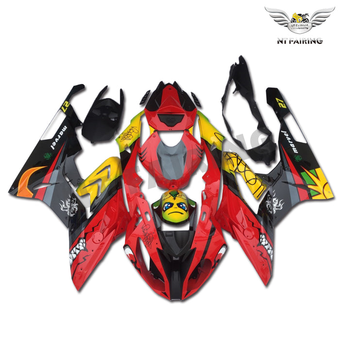 NT Fairing kit Fit for BMW 2015-2016 S1000RR Red Shark Teeth  Injection Mold a03