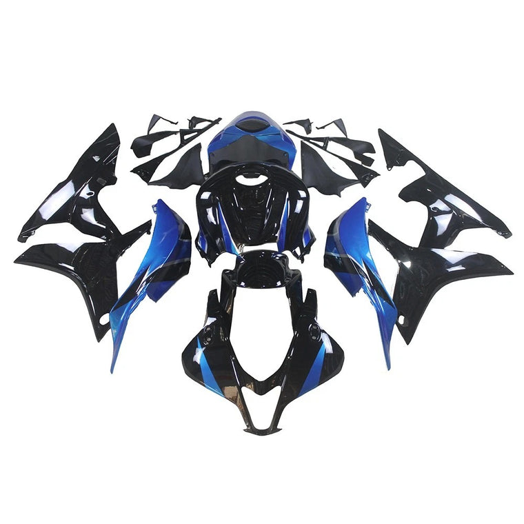 NT Fairing Fit for Honda 2007-2008 CBR600RR N123- Blue Black White | ABS Injection, US Stock