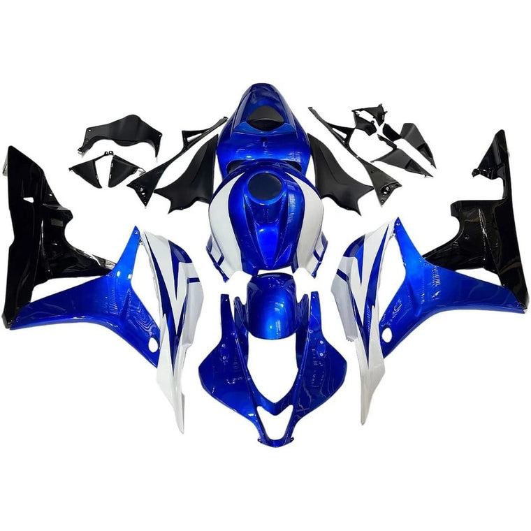 NT Fairing Fit for Honda 2007-2008 CBR600RR N124- Blue White Black | ABS Injection, US Stock