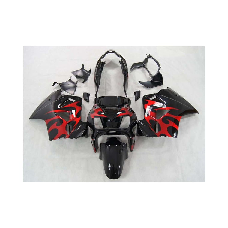 NT Fairing Fit for Honda 1998-2001 VFR800 N004- Red Black | ABS, US Stock