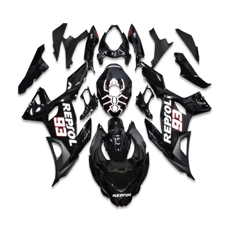 NT Fairing Fit for Kawasaki 2018-2023 EX400 U031- Black White | ABS Injection