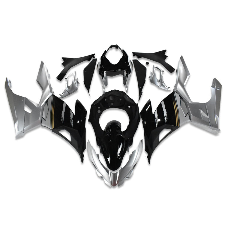 NT Fairing Fit for Kawasaki 2018-2023 EX400 N013- White Black | ABS Injection