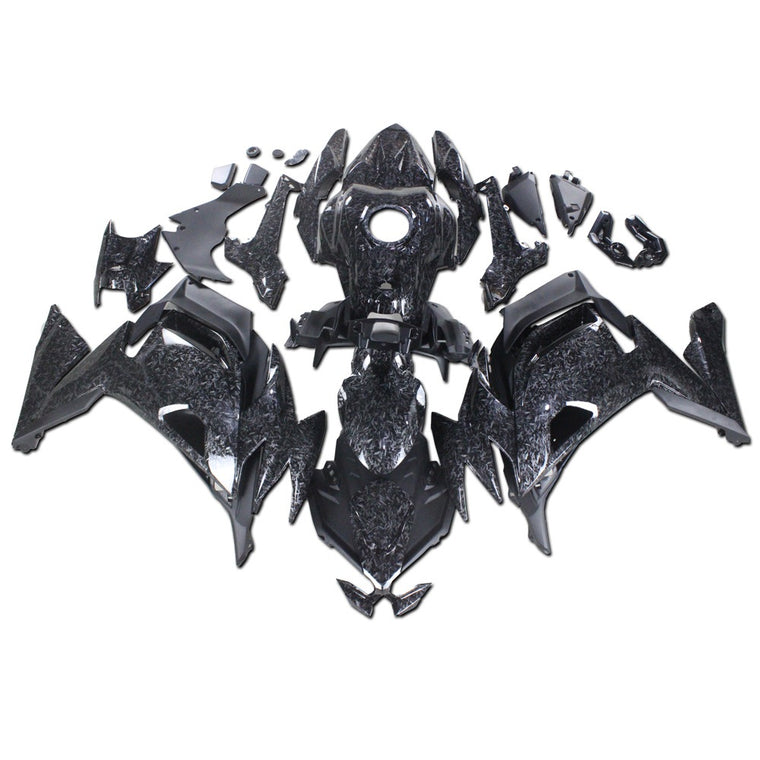 NT Fairing Fit for Kawasaki 2020-2025 EX650R S02- Carbon Fiber Look Black | ABS Injection