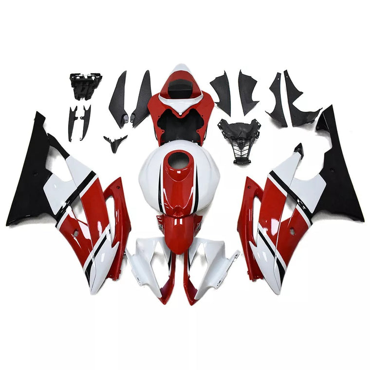 NT Fairing Fit for Yamaha 2008-2016 YZF-R6 N157- Red White Black | ABS Injection