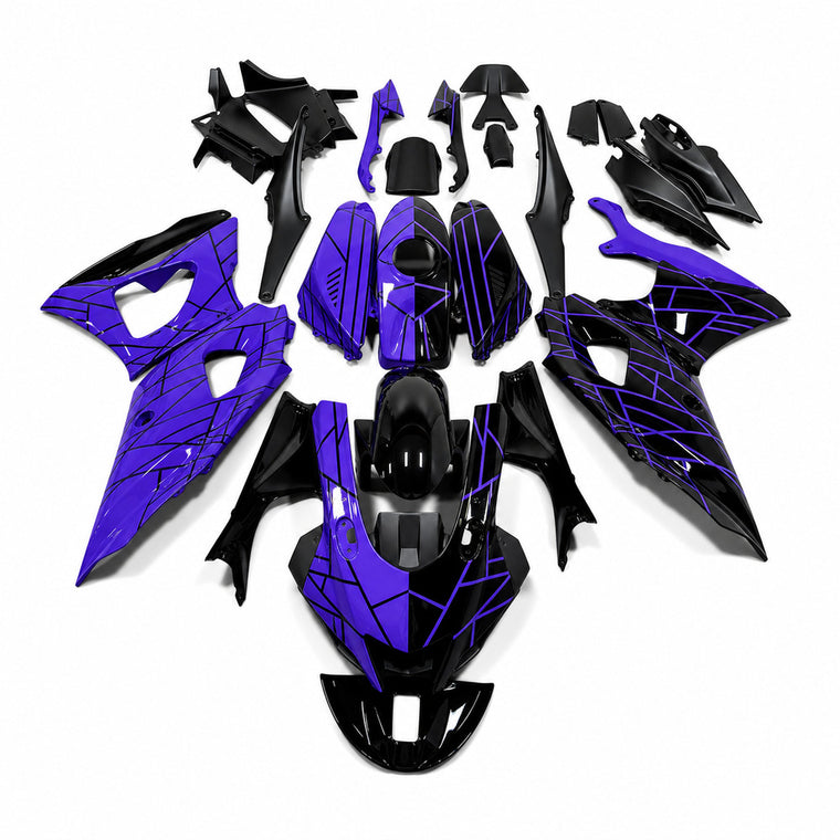 NT Fairing Fit for Yamaha 2022-2025 YZF-R7 N034- Purple Black | ABS Injection, US Stock