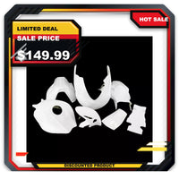 US STOCK NT Fiberglass Race Track Fairing Kit Fit for CBR1000RR 2008-2011 Unpainted Available in CA