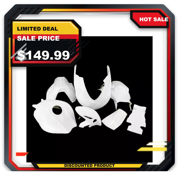 US STOCK NT Fiberglass Race Track Fairing Kit Fit for CBR1000RR 2008-2011 Unpainted Available in CA