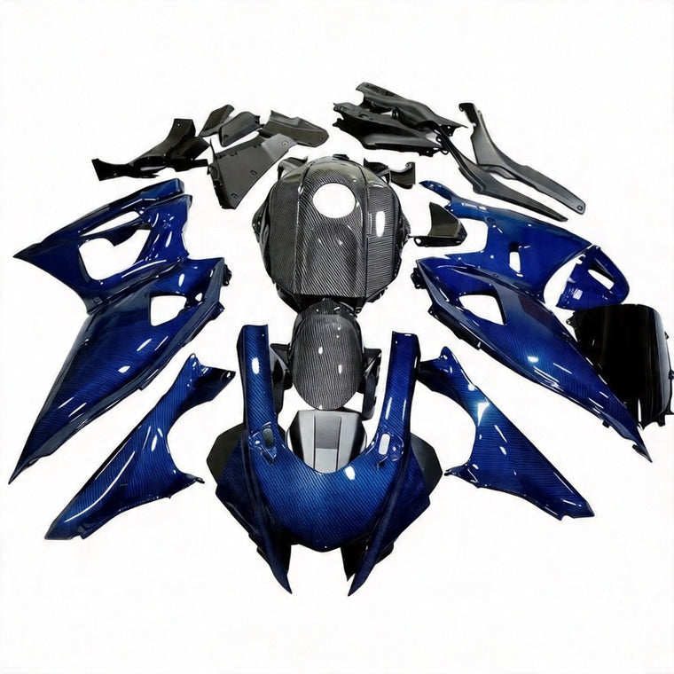 NT Fairing Fit for Yamaha 2022-2025 YZF-R7 S14- Blue Carbon Fiber Look | ABS Injection