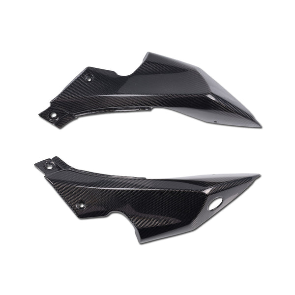 NT 2021-2022 Kawasaki Z H2 Seat Side Panels - 100% Carbon Fiber a01