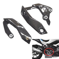 NT 3K Real Carbon Fiber Plate Heel Guards Fit for BMW 2020-2025 S1000XR