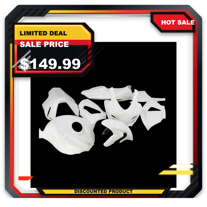US STOCK NT Fiberglass Race Track Fairing Kit Fit for GSXR 1000 2009-2016 Unpainted Available in CA