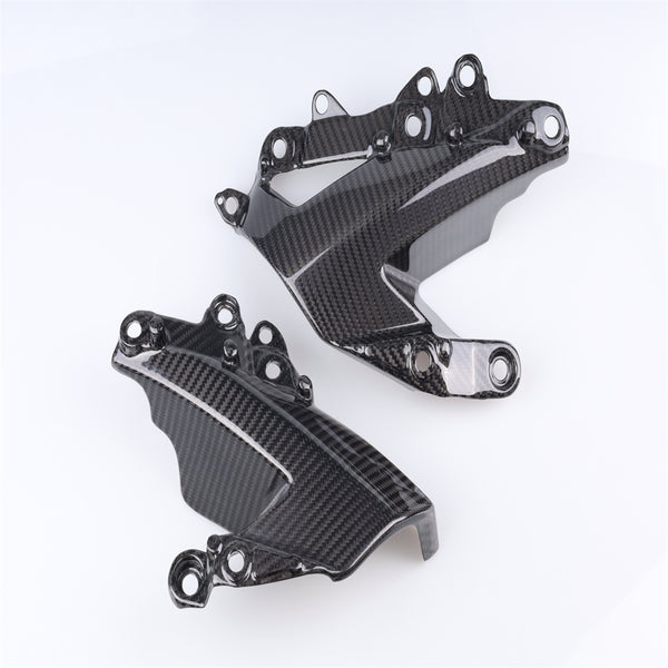NT 2009-2012 Kawasaki Ninja ZX-6R Lower Side Panels-100% Carbon Fiber