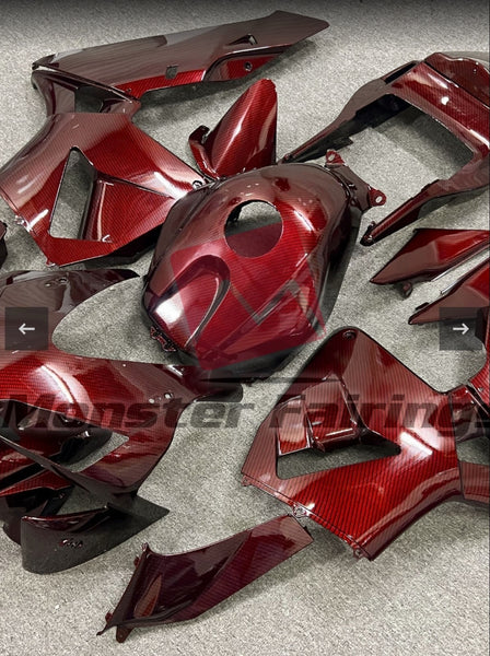 NT Injection Plastic Fairing Fit for Honda 2004-2005 CBR1000RR Carbon Fiber Look S03