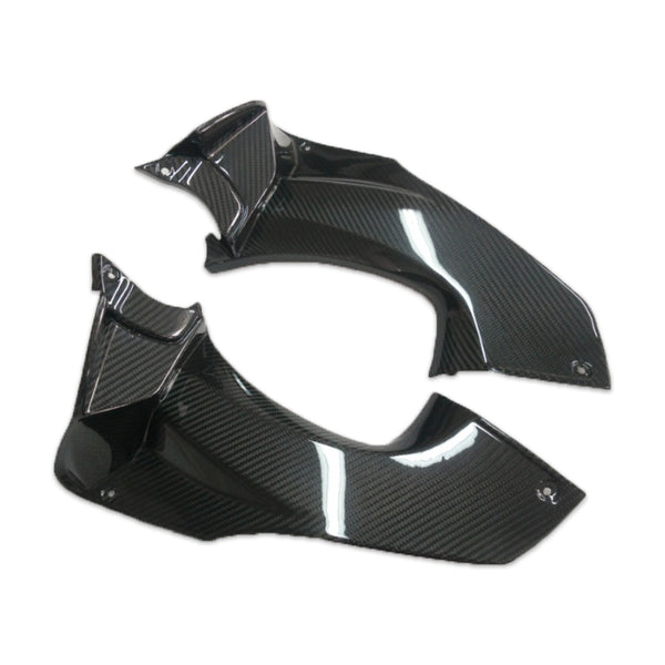 NT 2012-2025 Kawasaki Ninja ZX14 ZZR1400 Dash Airduct Covers-100% Carbon Fiber
