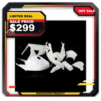 US STOCK NT Fiberglass Race Track Fairing Kit Fit for BMW S1000RR 2009-2011 Unpainted Available in CA