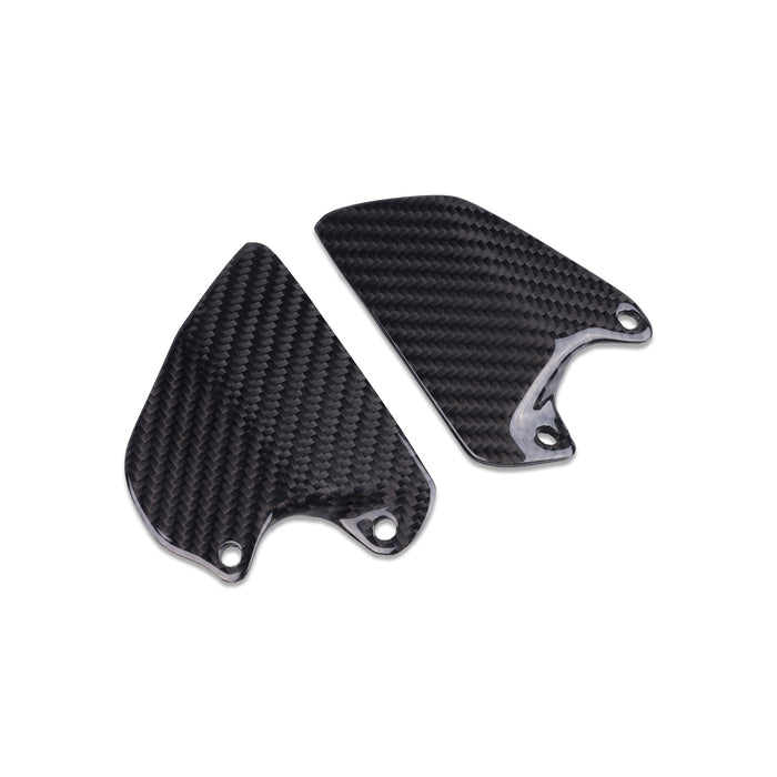 NT Ducati 748  916  996  998 Front Heel Plates - 100% Carbon Fiber
