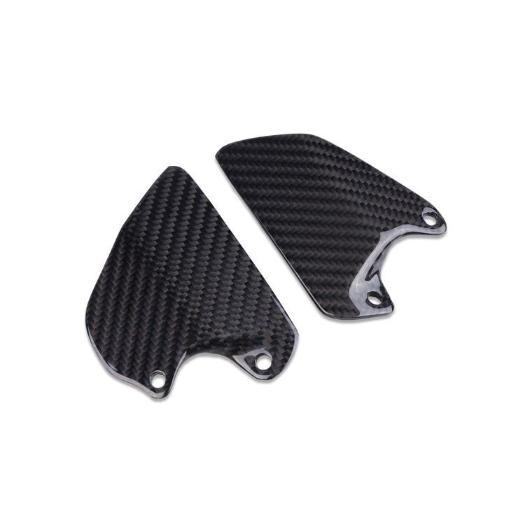 NT Ducati 748  916  996  998 Front Heel Plates - 100% Carbon Fiber
