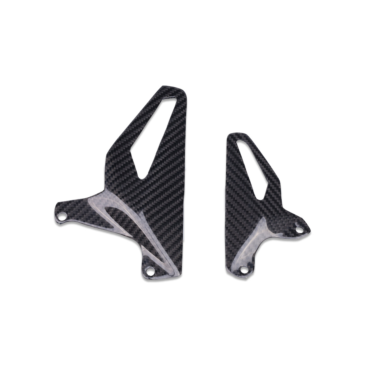 NT Ducati Streetfighter V4/S(20-21)Panigale V4 (18-21) Heel Plates-100% Carbon Fiber