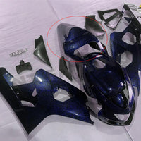 NT Aftermarket Injection  （Rear fairing + seat cover ）Fairing Fit for GSX-R 600/750 2004 2005 Blue Forged Carbon Fiber Look