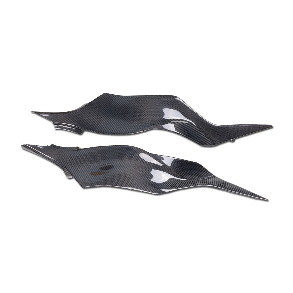 NT 2013-2018 Kawasaki Ninja ZX-6R Tank Side Panels - 100% Carbon Fiber