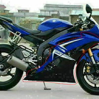 Aftermarket ABS Plastic Right Side Mid and Lower Fairing Fit for YZF R6 2008-2016