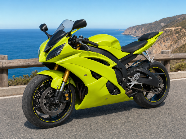 US STOCK NT Injection Mold New Kit Fluorescent Yellow Black ABS Fairing Fit for Yamaha 2008-2016 YZF R6 N164 Available in CA