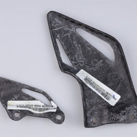 NT 2008-2026 Honda CBR1000RR Heel Plates - 100% Carbon Fiber 2009 2010 2011 2012