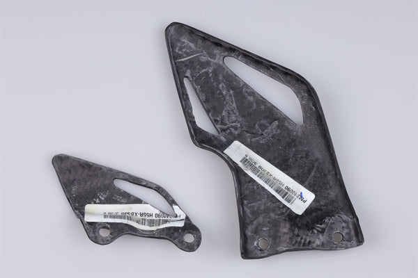 NT 2008-2026 Honda CBR1000RR Heel Plates - 100% Carbon Fiber 2009 2010 2011 2012