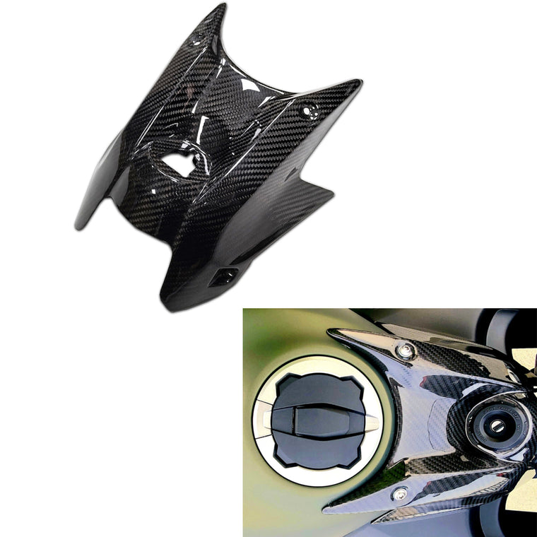 NT 100% Carbon Fiber Tank Cover Fit for Kawasaki Ninja 2017-2025 EX650R 650R Z650