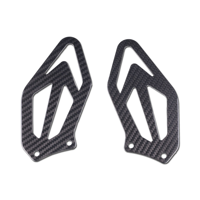 NT 2015-2018 BMW S1000RR  Heel Plates - 100% Carbon Fiber