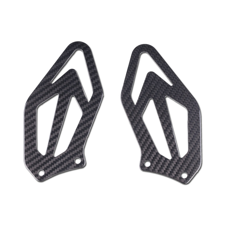 NT 2015-2018 BMW S1000RR  Heel Plates - 100% Carbon Fiber