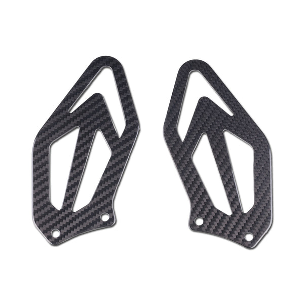 NT 2015-2018 BMW S1000RR  Heel Plates - 100% Carbon Fiber