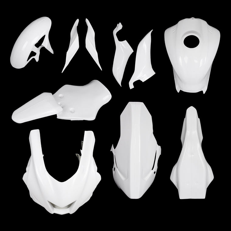 NT Fiberglass Race Track Fairing Kit Fit for YAMAHA YZF R6 2017-2023 Unpainted
