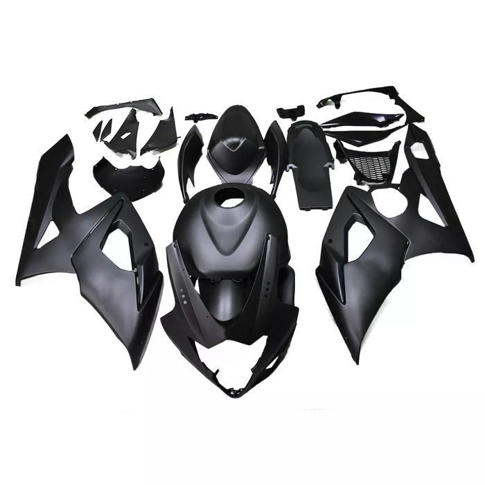 US STOCK NT Aftermarket Injection ABS Plastic Fairing Fit for GSXR 1000 2005-2006 Matte Black N034 Available in CA