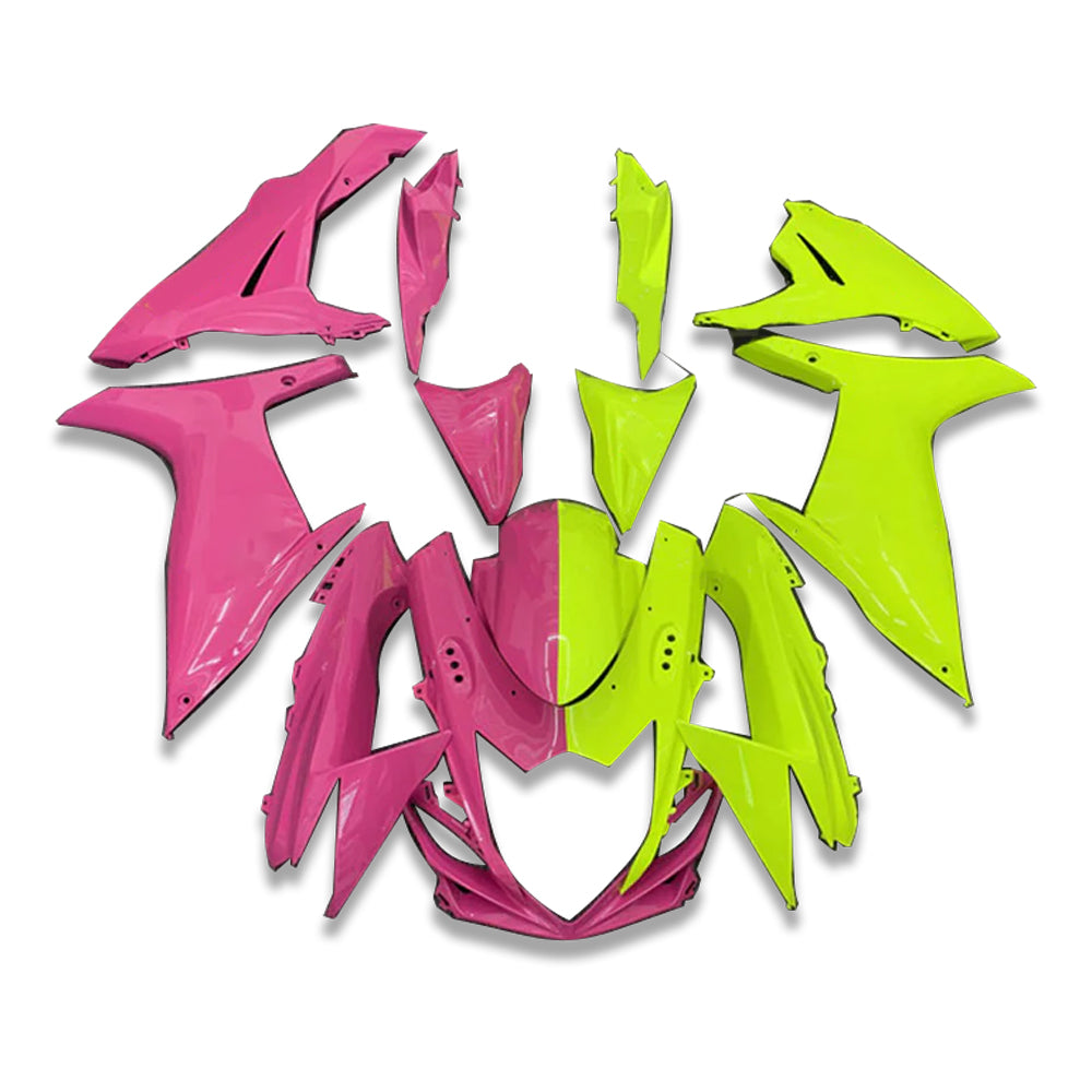 NT Fairing Fit for Suzuki 2011-2027 GSXR600/750 N091- Pink Green | ABS Injection
