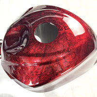 NT Aftermarket Injection ABS Plastic Fairing Fit for GSXR 600/750 2011-2024 Red Ice Cracked Forged Carbon Fiber Look S10