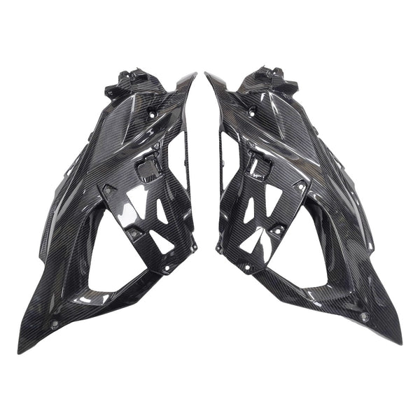 NT Carbon Fiber Side Upper Fairings Fit for Kawasaki Ninja 2024-2026 ZX6R 636