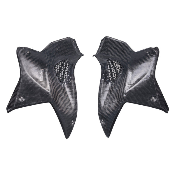 NT 2015-2021 Kawasaki Ninja H2 Upper Tank Covers - 100% Carbon Fiber a01