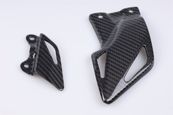 NT 2008-2026 Honda CBR1000RR Heel Plates - 100% Carbon Fiber 2009 2010 2011 2012
