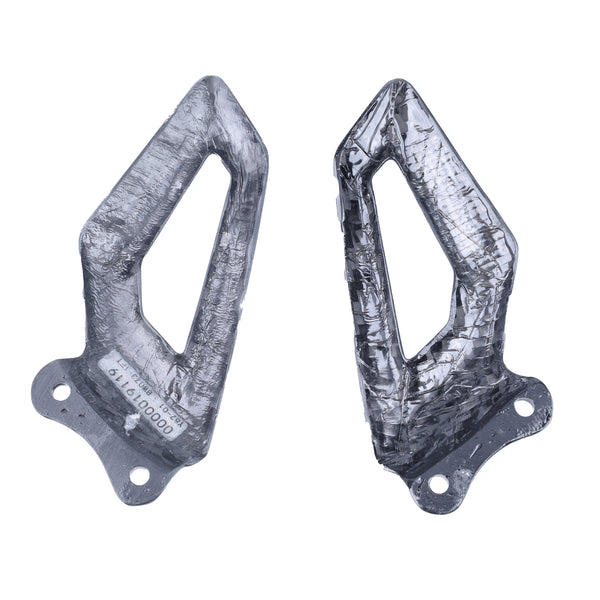 NT BMW 2019-2022 S1000RR 100% Carbon Fiber Rearset Footrest Plate Heel Guards Twill