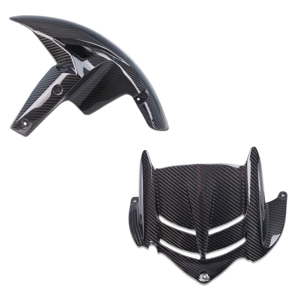 NT Carbon Fiber Front Rear Fender Fit for Kawasaki Ninja 2019-2026 ZX6R 636
