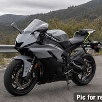 US STOCK NT Aftermarket Injection ABS Plastic Fairing Fit for YZF R6 2017-2023 Gray Black Fluorescent Yellow N033 Available in CA