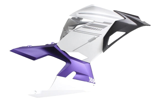 Aftermarket ABS Plastic Right Side Fairing and Left Side Mid Fairing Fit for EX400 2018-2023