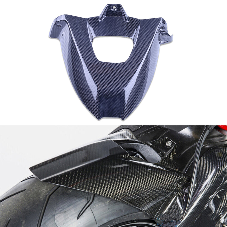 NT 2009-2025 BMW S1000RR 100% Carbon Fiber Rear Tire Hugger Mud Guard Fender Fairing