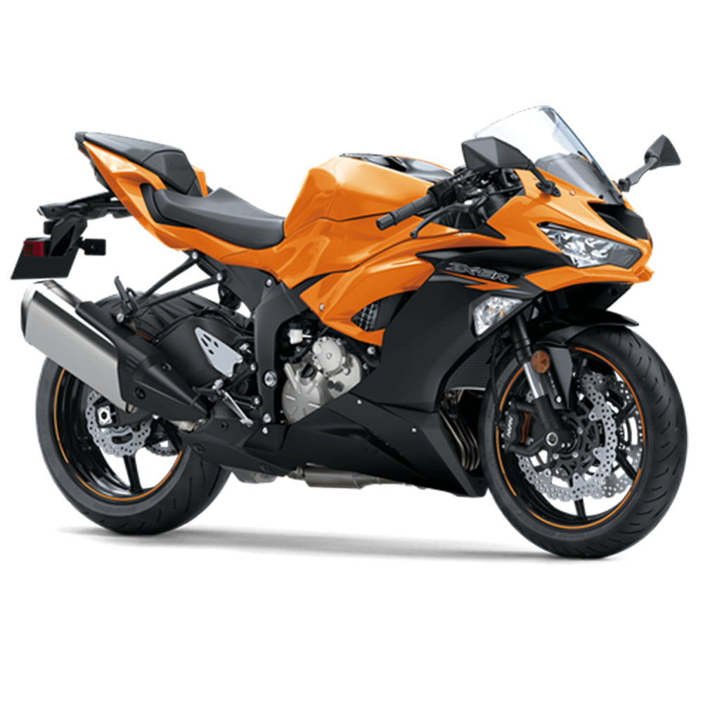 NT Fairing Fit for Kawasaki 2019-2023 ZX-6R N005- Orange Black | ABS Injection