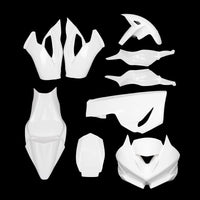 NT Fiberglass Race Track Fairing Kit Fit for Ninja ZX6R 2019-2023 Unpainted