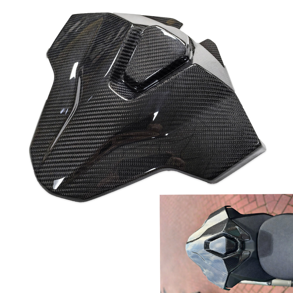 NT FAIRING Real 3K Carbon Fiber Rear Seat Cowl for BMW 2023-2026 S1000RR, Glossy 2x2 Twill Weave